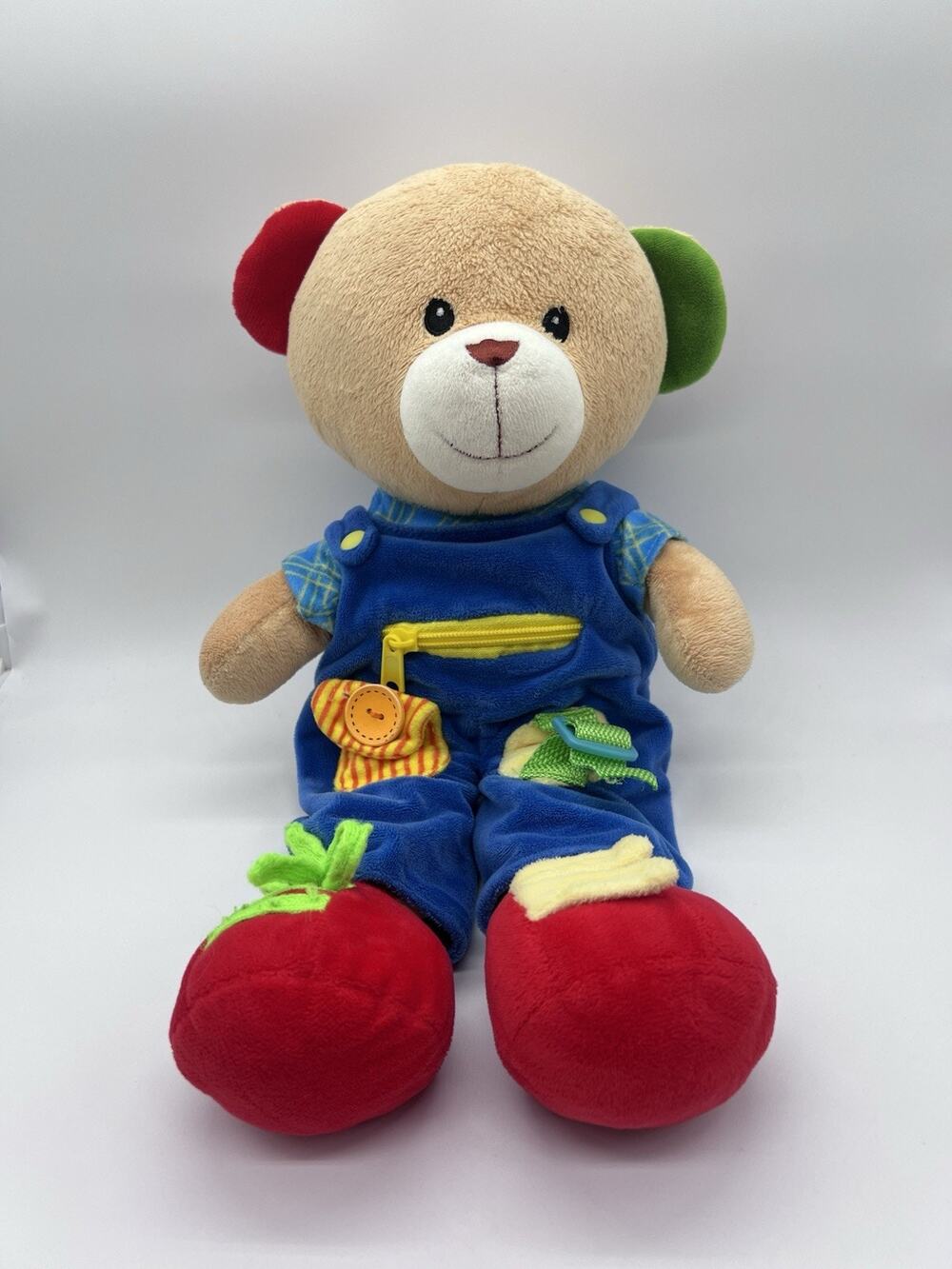Linzy Plush 16" Educational Bear Learning Stuffed Interactive Animal Lovey Soft